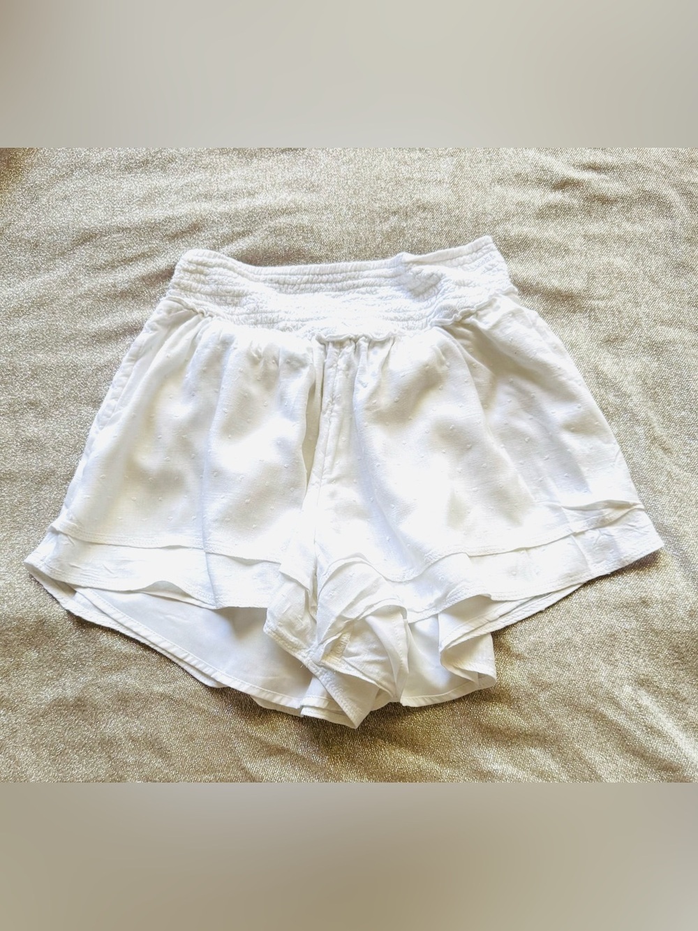 Hollister White Ultra High-Rise Skirty Short Sz XS